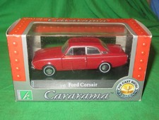 Hongwell Cararama Ford Corsair 2 door red 1/43rd scale diecast VGC boxed #3