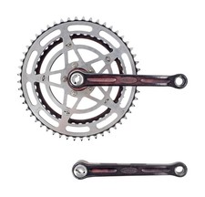 Stronglight Marque Deposee 49D 2x 5s 170mm Road Bike 52/40T Crankset 122 BCD