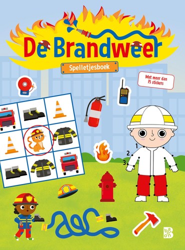 Brandweer spelletjesboek - brandweer,