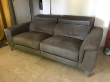 canapes 3 places tissu