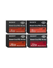 Carte Mémoire PSP - Memory Stick PRO-HG Duo - Sony 4Go, 8Go, 16Go et 32Go