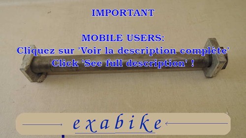 Axe roue arriere pour - axe,