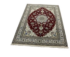 Magnifique Tapis Persan Nain En Soie (234X172 Cm) Tapis Oriental Neuf