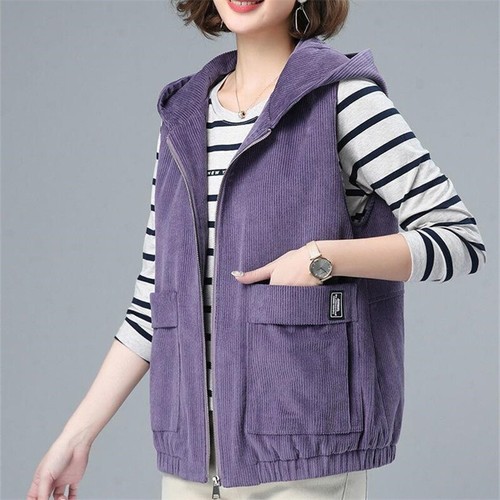 Femme velours gilet veste - velours,
