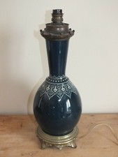 Green Enameled Ceramic Lamp - Parthenay Taste