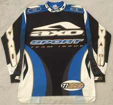 AXO Sport Team Issue 8 Motorsport Moto Cross Motocross Blue jersey size XL-XXL