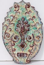 PAUL FOUILLEN - UNIQUE PIECE - QUIMPER FAIENCE PLATE - 30.5 x 20 cm