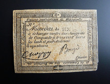 assignat - mandat de 6 livres