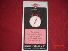 Ancien depliant - ancien,