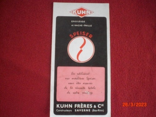 Ancien depliant - ancien,