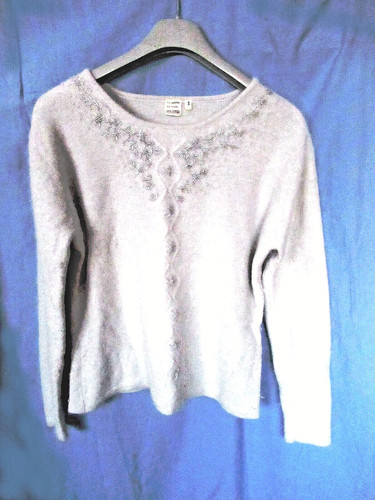 Pull gris pâle angora avec - gris,