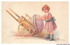 BK-BFP1-0742-ILLUSTRATEUR - Fillette - chariot - oeuf - Enfant - Rondina