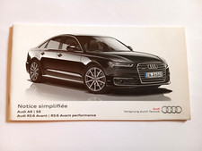 NOTICE SIMPLIFIEE AUDI A6 / S6