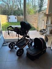 Poussette bébé 3 en 1 KESSER