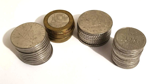 Lot pièces françaises