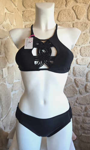Maillot bain bikini noir à - maillot,