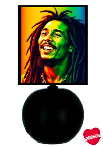 Lampe chevet bob marley - marley, one