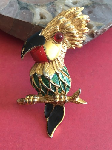 Vintage rare broche oiseau - rare,