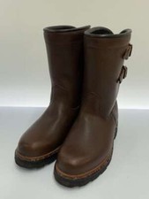 Paraboot Boots Sanglier Belt Boots Leather Brown Size 41