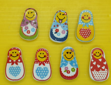 Bean Complete Series - Russian Dolls - Smiley Doll - Emoji - Expressive Face
