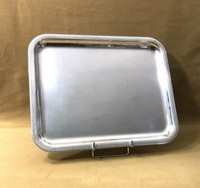 plateau de service CHRISTOFLE modèle MALMAISON métal argenté 35 x 28 Table Plat
