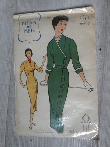 Patron robe longue marque - de,