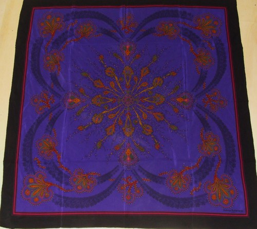 Foulard 100 pura soie vintage - foulard,