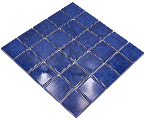 Mosaïque bleu céramique - mosaïque,