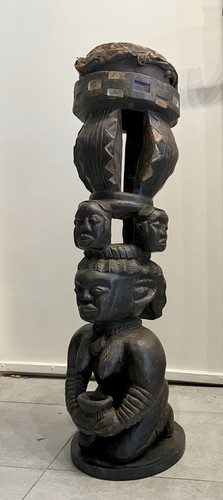 Sculpture totem africain - sculpture,
