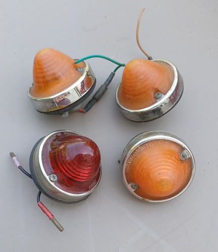Anciens cabochons feux - feux, cv