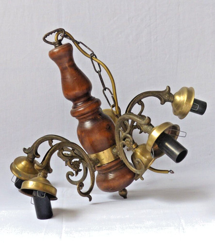 Ancien lustre luminaire en - lustre,