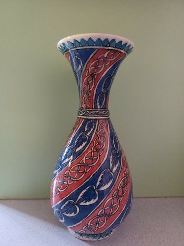 Vase korkmaz çini kutahya - vase,