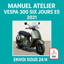 Manuel Atelier Vespa 300 Six