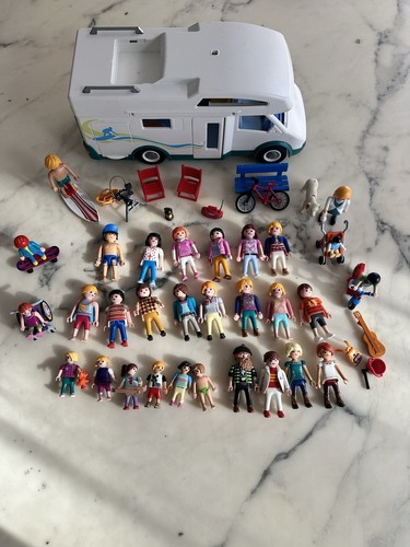 Gros lot playmobil camping car - lot,