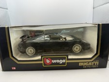 Burago 1:18 Bugatti EB110 - Black Diecast Model Car Boxed COD 3055