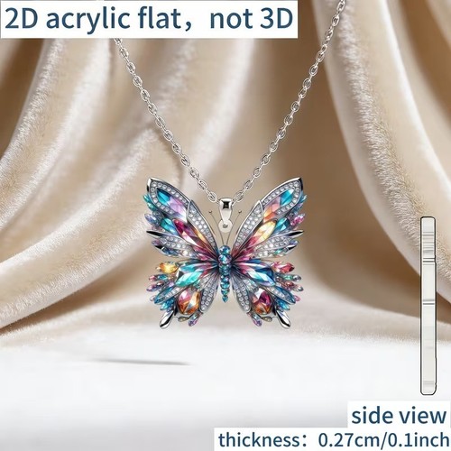 Collier pendentif papillon - pendentif,