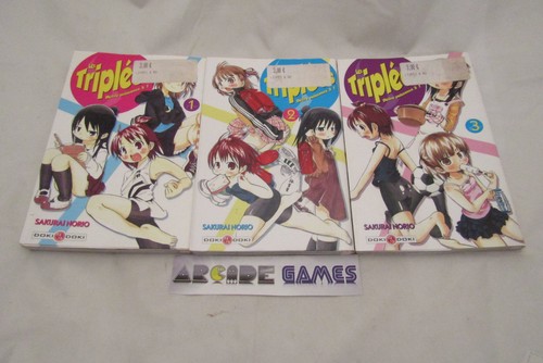 Lot mangas les triplees tome - les,