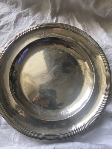 Plat assiette argent coq - plat, 1