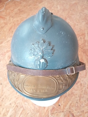 Casque adrian modele 1915 - casque,