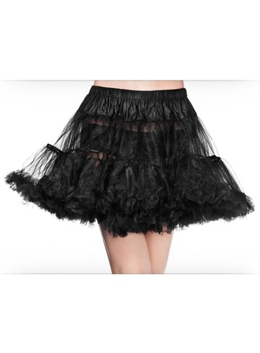 Jupon tulle noir - en,
