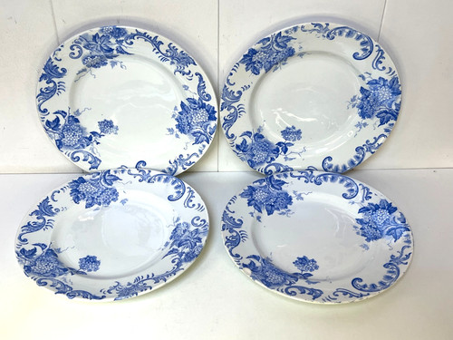 Assiettes plates terre - 4,