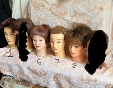 Tête Mannequin d'étude coiffeur VINTAGE à détourner  / Déco/ Présentoir Chapeau