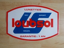 LOUBSOL ski goggles sticker