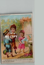 Lot of 3 Chromos MAISON MONTUS - Children's Scenes