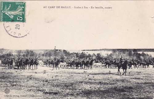Mailly camp école feu - camp, à