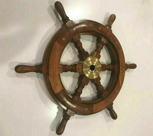 Roue navire bois de - navire,