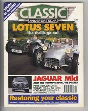 [d0350] 94.11 CLASSIC AND SPORTSCAR/Lotus Seven, Jaguar 2.4Mk I, Armstrong Sidde
