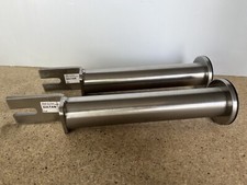 Set Of 2 Ikea Sultan 19122 Round Bed Frame Legs Support w/ Connecting Bolt C58