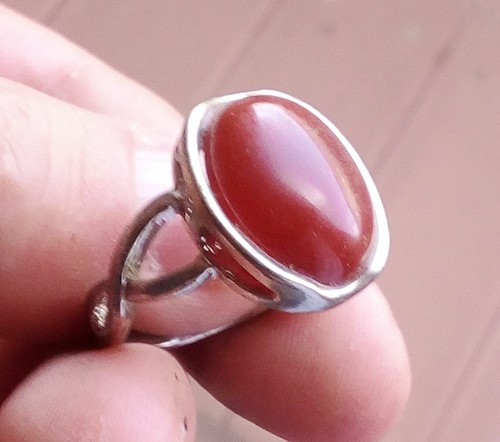 Bague avec pierre non - bague,