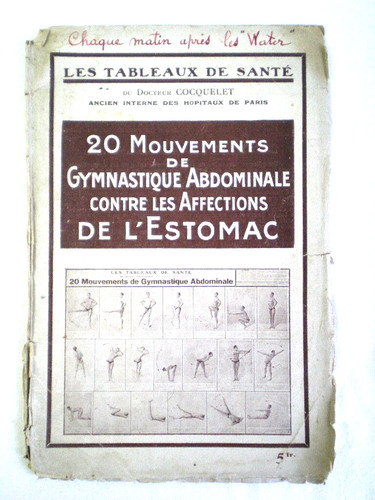 Ancien depliant gymnastique - depliant, de